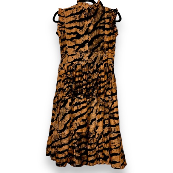 ❌SOLD❌ STUDIO 189 x J.CREW NWT Limited Edition Animal Print Midi Dress Sz Medium - Picture 5 of 11